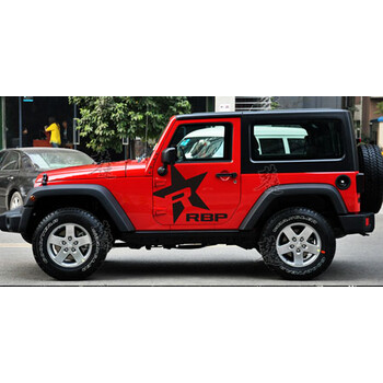 jeep牧马人个性车贴拉花 整 车汽车贴纸全车贴画改装饰贴花自由侠sn