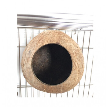 鸟窝椰子壳窝草窝虎皮鹦鹉窝草编窝繁殖窝鸟巢小鸟窝鹦鹉用品 大螺丝