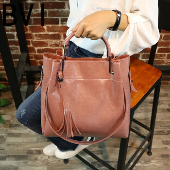 2018秋冬季新款女包休闲潮流斜挎包百搭纯色子母包手提包包 香芋色