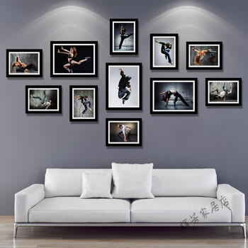 华洛芙 舞蹈房照片墙 芭蕾舞街舞教室装饰挂画艺术壁画有框相片墙