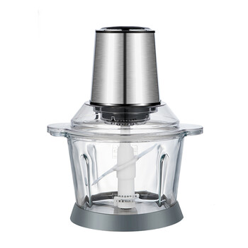 3升大容量蒜蓉机商用电动绞蒜泥机手动搅蒜器姜蒜搅碎机打蒜末机 钢化