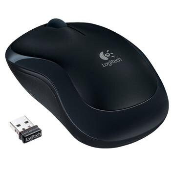 
                                        
                                                            罗技（Logitech）B175企业版 鼠标 无线鼠标 办公鼠标 对称鼠标 黑色 自营 带无线2.4G接收器                