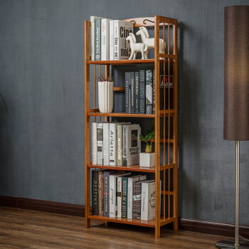 Wooden Shelf Multilayer Simple Bookshelf Storage Rack Display Shelf Cabinets
