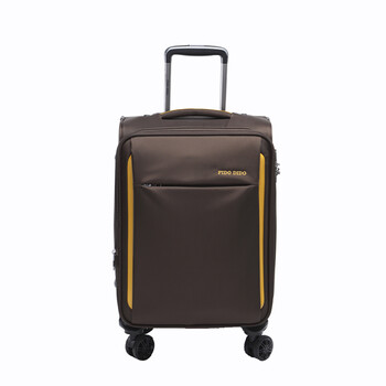 菲都狄都 fido dido时尚万向轮拉杆箱 登机箱 8197-20 咖啡 20寸