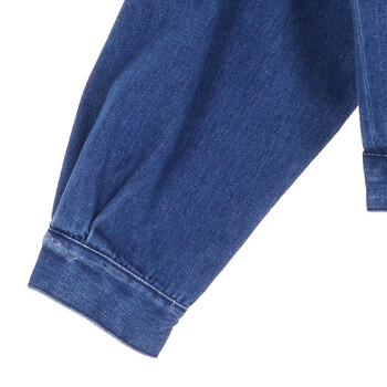 
                                        MO&Co.外套波普工装拼贴涂鸦宽松百搭牛仔衫MT153COT03 moco S97牛仔蓝色 S                