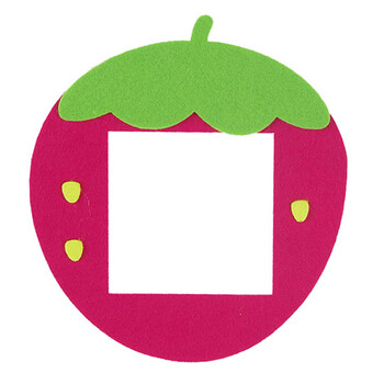 可爱卡通毛毡镂空开关贴 创意插座墙贴 不伤墙免粘开关套 草莓