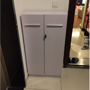 可锁鞋柜小区楼道门厅柜宿舍阳台收纳储物柜女士高靴大鞋柜可调节sn