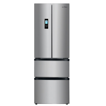 美的(Midea) BCD-303WTM(E) 303升 多门冰箱 风冷无霜 铂金净味 太空银