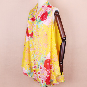 百变披肩围巾礼盒装防晒长款无袖多功能魔术百变丝巾雪纺衫夏两用沙滩
