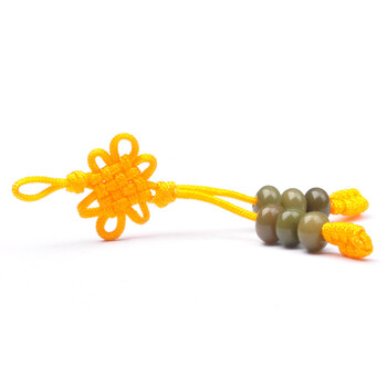 福安阁 菩提根手工精编中国结弟子珠diy手链手串挂件挂穗/个_ 3折现价