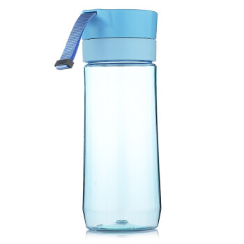 
                                                            富光随手杯 爵士系列水杯 太空杯情侣杯 创意便携塑料水杯杯子 带茶隔 蓝色 500ml                
