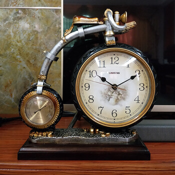 别颖(bieying) 时钟座钟钟表坐钟创意客厅超静音大号欧式石英钟简约