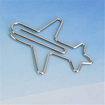 博楷茂兴(bokaimaoxing) 创意书签金属 可爱造型回形针海豚飞机曲别针