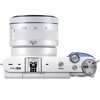 三星（SAMSUNG）NX3300自拍 时尚微型单电套机 （20-50mm） （白色）蓝调经典款 内附16G卡
