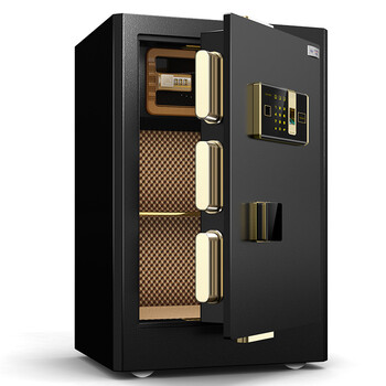 柜 家用办公防盗电子密码保管箱双保险 高60cm家用办公保险箱豪华升级