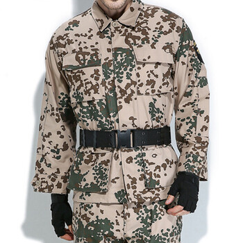 户外服装cp迷彩色作训服野战套服真人cs套服 德军沙漠斑点 xxl