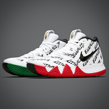 耐克nike kyrie欧文4代黑白943807-002鸳鸯篮球鞋aj1691-900 现货