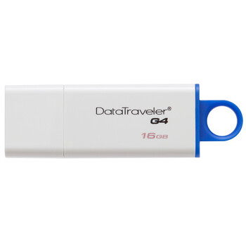 
                                        
                                                            金士顿（Kingston）16GB USB3.0 U盘 DTIG4 蓝色 时尚色彩 高速读写                