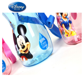 
                                        Disney 迪士尼儿童水杯吸管杯 学生塑料杯子带吸管水壶 DS4236米妮粉色吸管杯500ML                