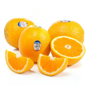 聚享优果 新奇士3107脐橙5个装sunkist 进口橙子 新鲜水果 橙
