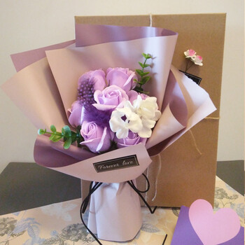 情人节圣诞特别创意玫瑰生日礼物女生送朋友闺蜜妈妈香皂花束礼盒