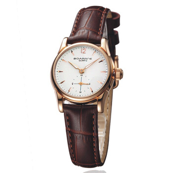 伯恩(boarrne)手表 男女士时尚超薄情侣表 简约韩版潮流学生石英皮带