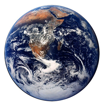 客厅茶几卧室吊篮电脑椅房间书房垫子地球月球圆形地毯 蓝色 地球