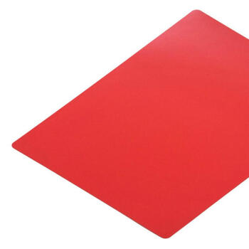 水果分类切菜板 长方形可弯曲超薄软砧板 一次性餐垫 红色