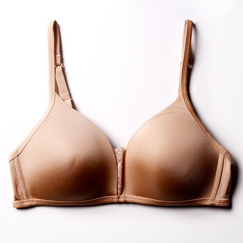德国17秋冬新女文胸 三角杯中厚冰丝面料无钢圈胸罩 7101肤色 70b