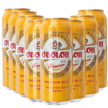 进口啤酒 欧洲经典啤酒 奥伯龙经典啤酒 500ml x8听装