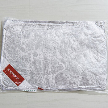 方若 卡尔系列高弹枕头压不塌护颈枕芯800g 卡尔-凤尾花 45*72cm 一对装