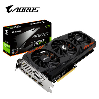 (GIGABYTE)AORUS GeForce GTX 1070Ti 1607MHz-1683MHz/8008MHz/8G/256bit/ԼԿ