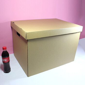 档案箱整理箱纸质收纳箱收纳盒书箱有盖搬家整理纸箱纸盒 57.