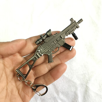 吃鸡98k枪模型平底锅 3级头盔钥匙扣挂件 ump9 11cm