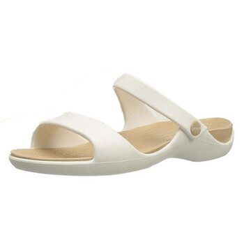 卡洛驰(crocs) crocs cleo v 女休闲女款凉鞋专柜 oyster/gold 标准