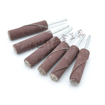 砂纸棒砂纸圈打磨砂纸带柄砂纸棒木雕抛光百叶轮除锈打磨砂布卷 120目