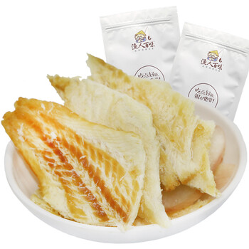 渔人百味 冷鲜即食黄花鱼干 250g 袋装 即食蜜汁香辣鱼仔鱼干 香烤