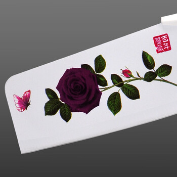 柏德 菜刀套装 切片刀不锈钢刀具套装 厨用刀厨房厨具 玫瑰五件套