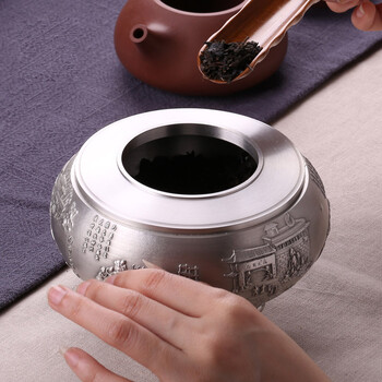 
                                        巴蜀一品 茶叶罐茶具 密封罐普洱茶罐 火锅纯锡罐 礼盒商务礼品礼物收藏送领导重庆特色定制                