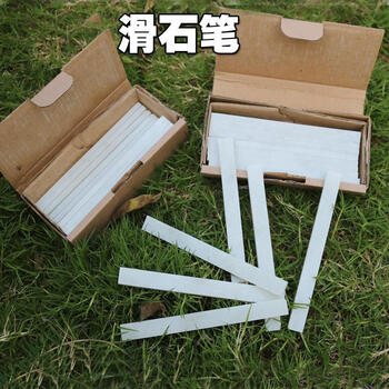 石笔白色滑石笔画石笔焊接石笔画笔钢铁划线工具 石笔105*8*4mm五盒