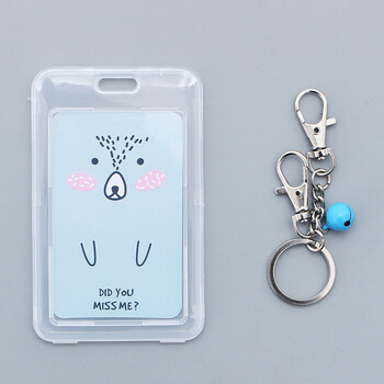 卡套带挂绳饭卡透明硬ic卡套证件套学生门禁公交卡保护套公交卡套