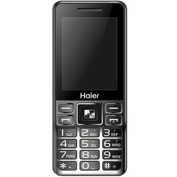 海尔（Haier） M319 移动/联通2G 双卡双待 老人手机 博雅黑