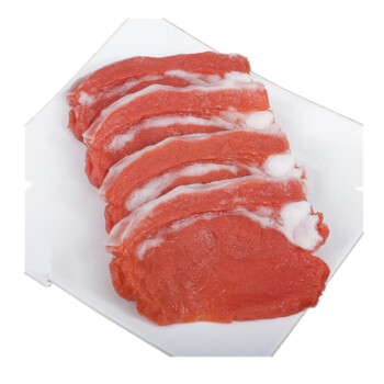 仿真生猪肉瘦肉道具硅胶材质肉块肉片仿真食品鲜肉模型仿真饰品 10片