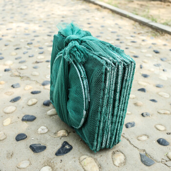 精品10米大号鱼虾笼泥鳅黄鳝笼折叠加固养殖渔网笼子