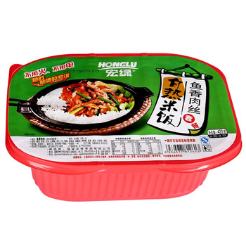 宏绿 方便米饭 鱼香肉丝口味 自热米饭 420g