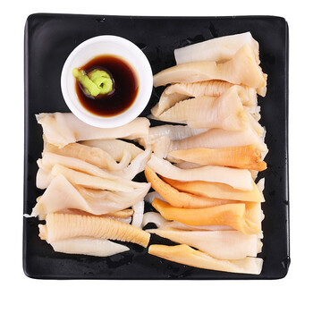 领鲜未来 冷冻象拔蚌切片 200g 袋装 火锅刺身