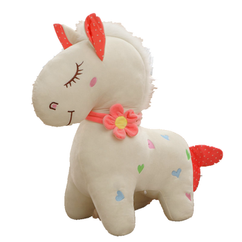 可爱公主马毛绒玩具情侣小马公仔玩偶女孩娃娃抱枕儿童节生日礼物