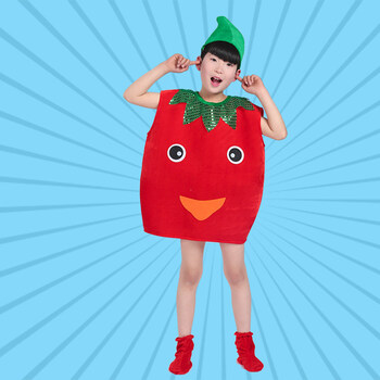 儿童水果蔬菜演出服环保造型时装走秀子舞蹈幼儿园六一