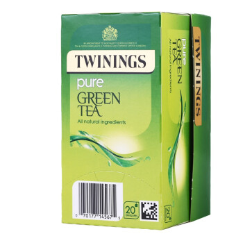 英国川宁(TWININGS) 绿茶调味茶20包*2.5g 波兰进口茶叶袋泡茶包