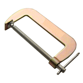 g字夹f夹d形夹c型夹木工夹子固定夹具磨具锻钢摇杆夹木工工具g夹 黄色